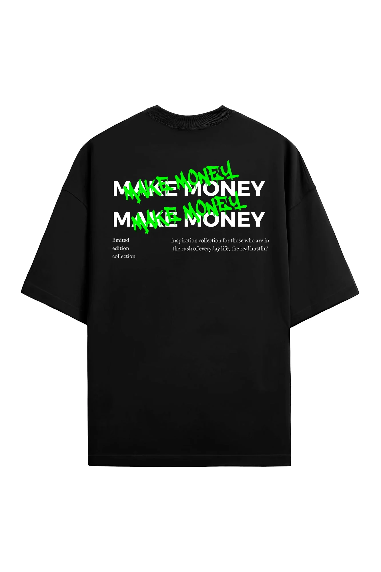 Camiseta Oversized Make Money - Keep Dream