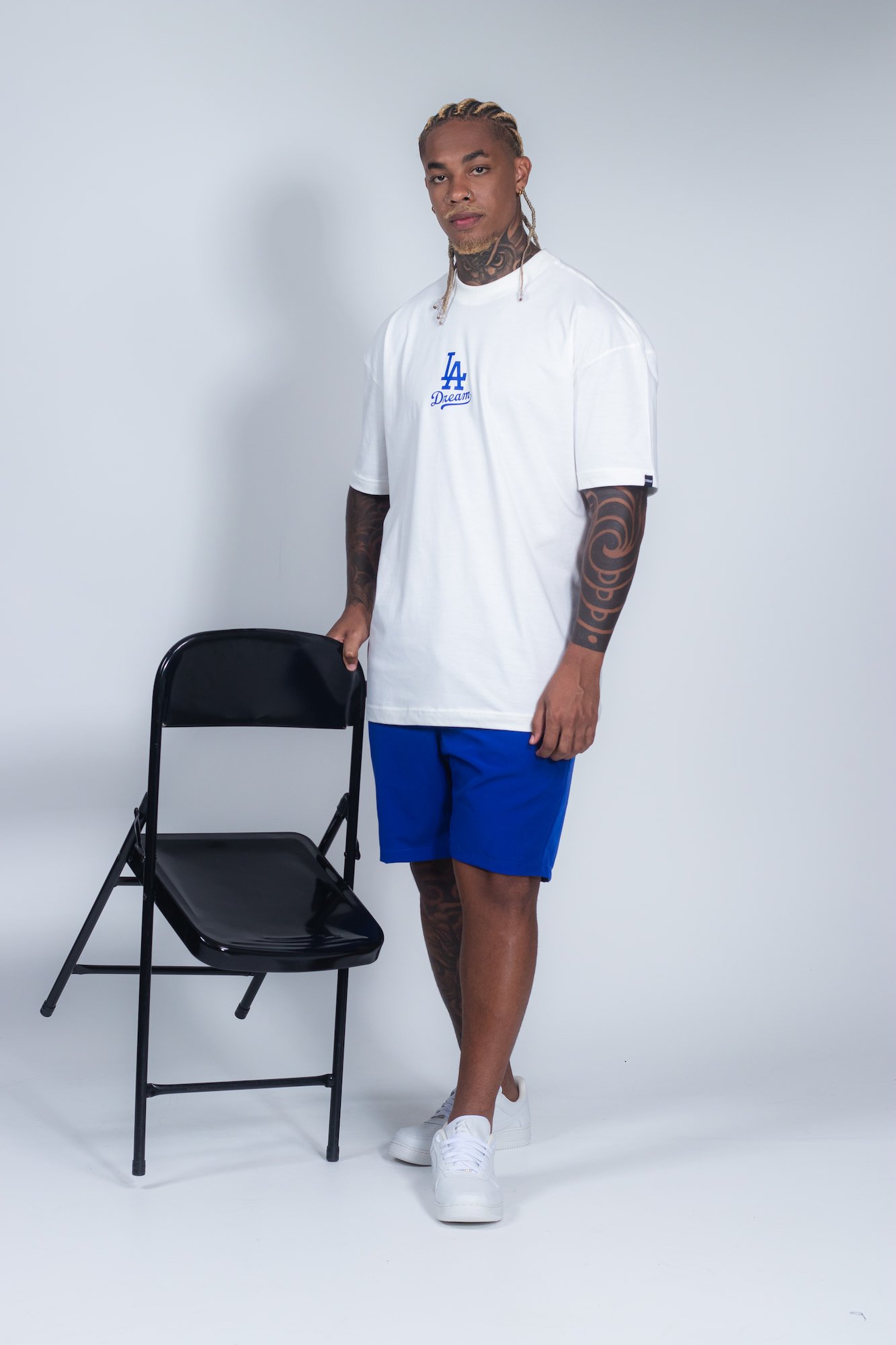 Camiseta Oversized Los Angeles Plus Size Masculina até G6 | Keep Dream