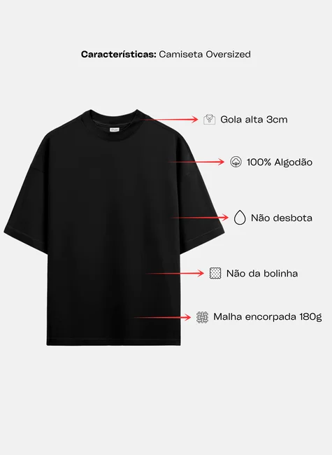 Camiseta Oversized Melt Plus Size Masculina até G6 | Keep Dream